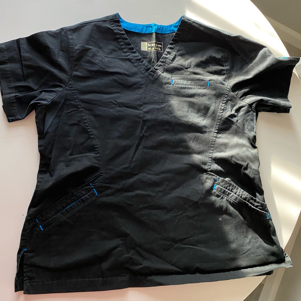 Black scrub set